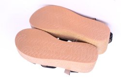 画像8: NieR Clothing / ウェッジソールサンダル【身長約8cmUP】 38 ブラウン×ブラック O-25-11-12-003-PU-SH-IG-OS