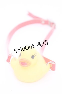 画像1: 口枷屋モイラ / アヒル式口枷  アカ×イエロー O-25-11-12-004-LO-AC-IG-OS