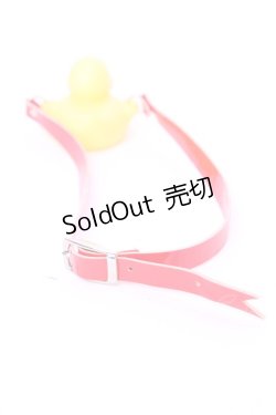 画像2: 口枷屋モイラ / アヒル式口枷  アカ×イエロー O-25-11-12-004-LO-AC-IG-OS