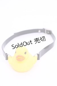 口枷屋モイラ / アヒル式口枷  クロ×イエロー O-25-11-12-005-LO-AC-IG-OS