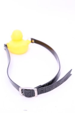 画像2: 口枷屋モイラ / アヒル式口枷  クロ×イエロー O-25-11-12-005-LO-AC-IG-OS