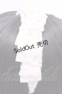 画像2: Haku Healing / 多リボンカチューシャ  イエロー O-25-11-12-011-LO-AC-IG-OS