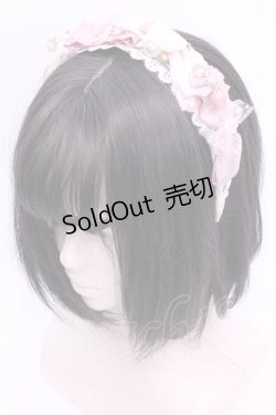 画像1: Haku Healing / 多リボンカチューシャ  オフ O-25-11-12-012-LO-AC-IG-OS