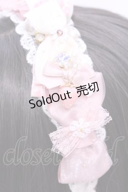 画像3: Haku Healing / 多リボンカチューシャ  オフ O-25-11-12-012-LO-AC-IG-OS