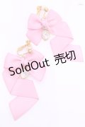 LOTUS ribbon / イヤリング  ピンク ハート0 O-25-11-12-014-EL-AC-IG-OS