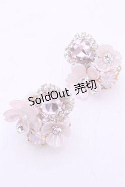 画像1: REILA heart pink ring / 桜イヤリング  ピンク O-25-11-12-018-LO-AC-IG-OS