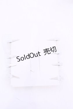 画像2: Stella-stellA / フラワークリップセット  シロ O-25-11-12-024-LO-AC-IG-OS