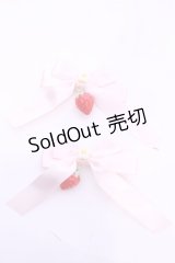 Sweet Season / リボンクリップ  ピンク×イチゴ O-25-11-12-029-LO-AC-IG-OS