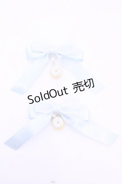 画像1: Sweet Season / リボンクリップ  サックス×ドーナツ O-25-11-12-031-LO-AC-IG-OS