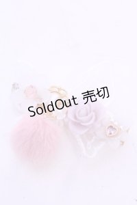 Haku Healing / バタフライリボンクリップ  シロ O-25-11-12-036-LO-AC-IG-OS