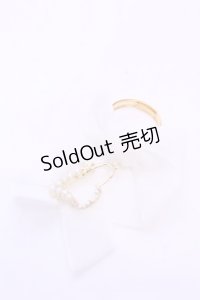 LOTUS ribbon / リボンリング  シロ O-25-11-12-045-EL-AC-IG-OS