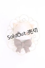 Baby Meow / ねこフェイスカメオリング  オフ O-25-11-12-047-LO-AC-IG-ZT432-F002