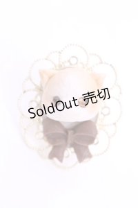 Baby Meow / ねこフェイスカメオリング  オフ O-25-11-12-047-LO-AC-IG-ZT432-F002