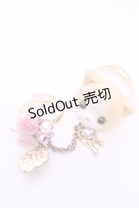 Baby Meow / 猫フェイスリング  ゴールド×ピンク O-25-11-12-049-LO-AC-IG-OS