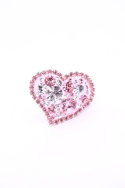 画像1: REILA jemel salon / REILA heart pink ring  ライトピンク O-25-11-12-051-LO-AC-IG-OS