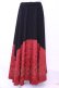 画像1: Qutie Frash / サーキュラーロングスカート  ブラック×レッド O-25-11-13-025-QU-SK-OW-OS (1)