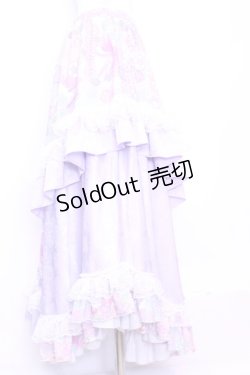 画像2: Qutie Frash / 和柄レースロングスカート  ピンク O-25-11-13-028-QU-SK-OW-OS