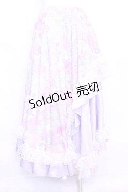 画像3: Qutie Frash / 和柄レースロングスカート  ピンク O-25-11-13-028-QU-SK-OW-OS