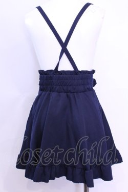 画像3: DearMyLove / 推し色サイドキラキラハートバックルサス付きスカート M ネイビー O-25-11-13-031-EL-SK-OW-OS