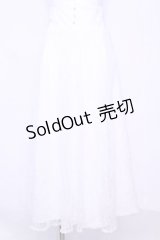 DearMyLoveRose / バックリボンハイウエストフレアスカート M シロ O-25-11-13-033-EL-SK-OW-OS