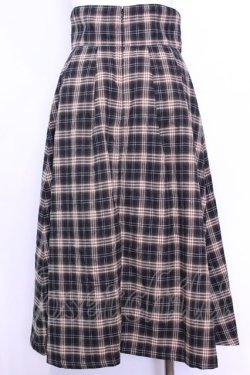 画像3: Maison de FLEUR Petite Robe canone / コルセットベルトチェックスカート  クロ×ベージュ O-25-11-13-038-EL-SK-IG-OS