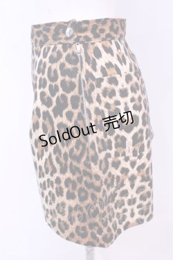 画像2: SEXY DYNAMITE LONDON / レオパード台形スカート Ｓ ブラウン O-25-11-13-039-PU-SK-IG-OS