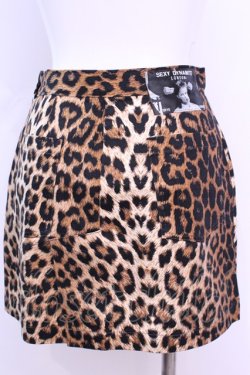 画像3: SEXY DYNAMITE LONDON / レオパード台形スカート Ｓ ブラウン O-25-11-13-039-PU-SK-IG-OS