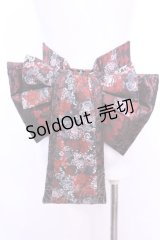 Qutie Frash / 花魁帯コルセット  レッド×ブラック O-25-11-13-003-QU-TO-OW-OS