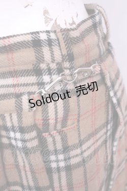 画像2: MILK / フラップ付きハーフパンツ  ベージュタータン O-25-11-13-043-ML-PA-IG-OS