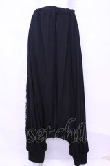 SEX POT ReVeNGe / SIDE　LINE　LOOSEサルエルパンツ  ブラック O-25-11-13-046-SP-PA-IG-ZT1211F