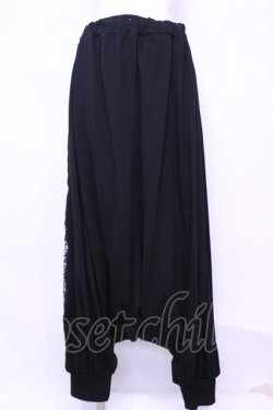 画像1: SEX POT ReVeNGe / SIDE　LINE　LOOSEサルエルパンツ  ブラック O-25-11-13-046-SP-PA-IG-OS