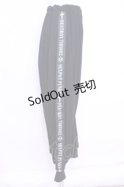 画像2: 【SALE】SEX POT ReVeNGe / SIDE　LINE　LOOSEサルエルパンツ  ブラック O-25-11-13-046-SP-PA-IG-ZT039