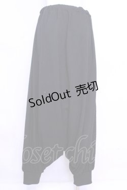 画像3: 【SALE】SEX POT ReVeNGe / SIDE　LINE　LOOSEサルエルパンツ  ブラック O-25-11-13-046-SP-PA-IG-ZT039