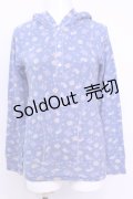 HYSTERIC GLAMOUR / ファックベア総柄パーカー  ブルー O-25-11-13-049-PU-TO-IG-OS