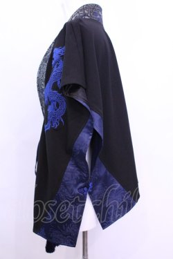 画像4: Qutie Frash / 陣羽織  ブラック×ブルー O-25-11-13-004-QU-TO-OW-OS