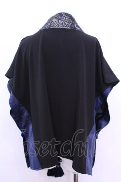 画像5: Qutie Frash / 陣羽織  ブラック×ブルー O-25-11-13-004-QU-TO-OW-OS