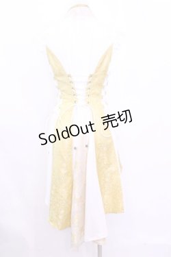 画像4: Qutie Frash / 胸開きチャイナワンピ  イエロー O-25-11-13-005-QU-OP-OW-OS