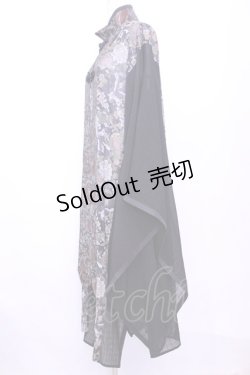 画像3: Qutie Frash / チャイナ着物ロングカーデ  ブラウン O-25-11-13-006-QU-JA-OW-OS
