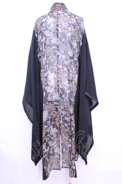 画像4: Qutie Frash / チャイナ着物ロングカーデ  ブラウン O-25-11-13-006-QU-JA-OW-OS