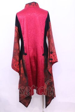 画像5: Qutie Frash / 着物チャイナチュニック  レッド O-25-11-13-008-QU-TO-OW-OS