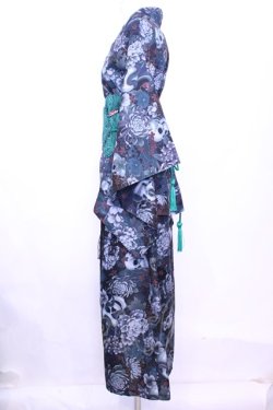 画像4: Qutie Frash / 2025 浴衣3点SET  グリーン O-25-11-13-001-QU-OP-OW-OS