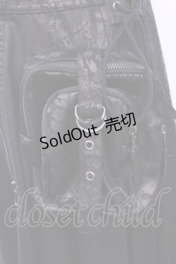 画像3: Qutie Frash / ライダースロングベスト  ブラック O-25-11-13-009-QU-TO-OW-OS