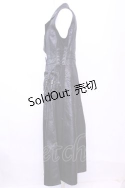 画像4: Qutie Frash / ライダースロングベスト  ブラック O-25-11-13-009-QU-TO-OW-OS