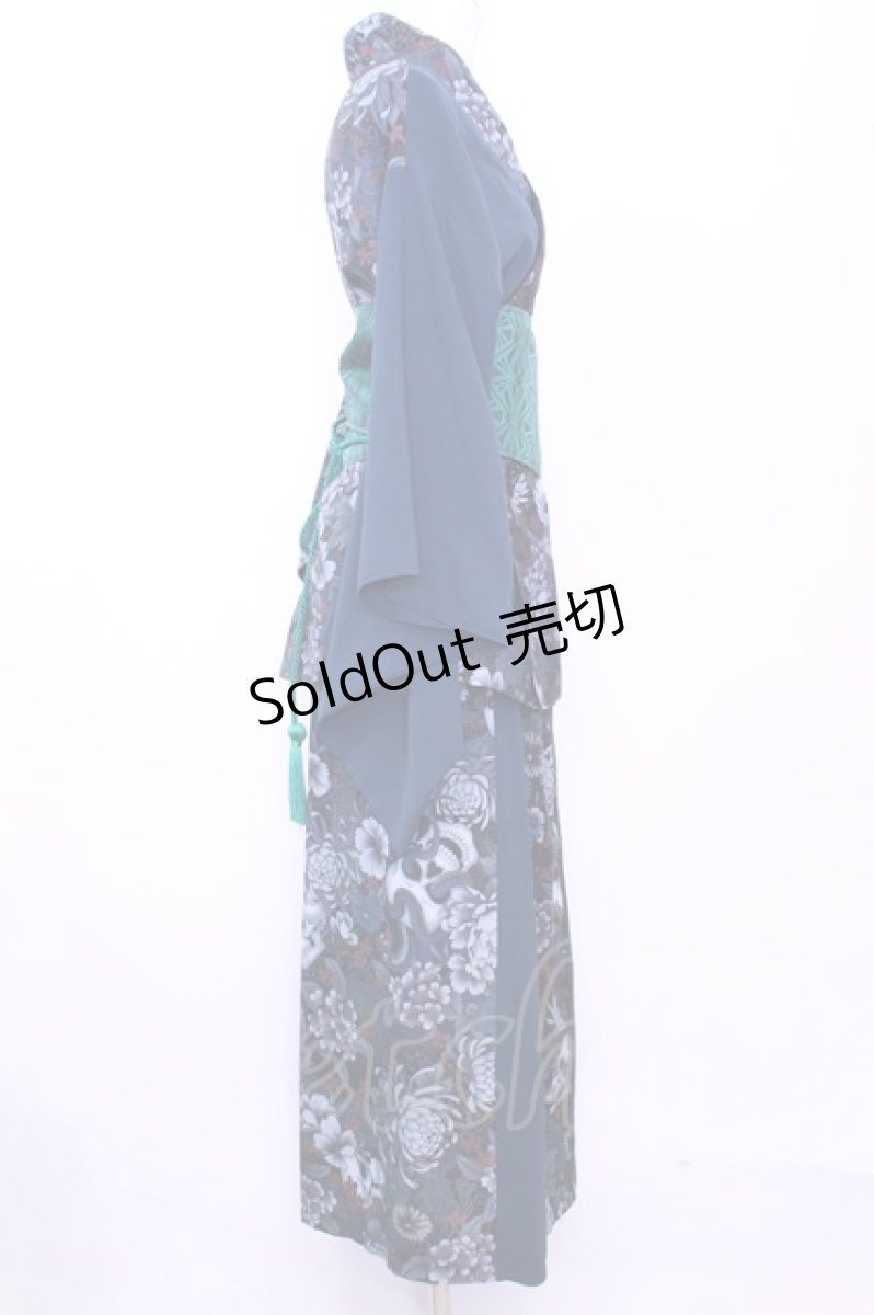 画像5: Qutie Frash / 2025 浴衣3点SET  グリーン O-25-11-13-001-QU-OP-OW-OS (5)