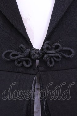 画像2: Qutie Frash / テーラードジレ  ブラック（無地） O-25-11-13-013-QU-TO-OW-OS