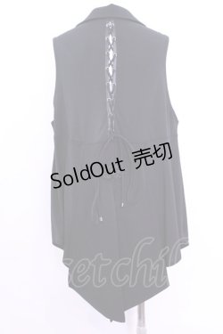 画像3: Qutie Frash / テーラードジレ  ブラック（無地） O-25-11-13-013-QU-TO-OW-OS