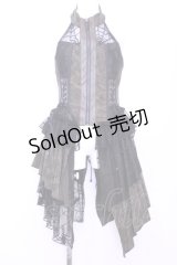 Qutie Frash / ホルターコルセットベスト  カーキ×カモフラージュ O-25-11-13-016-QU-JA-OW-OS