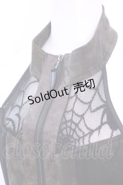 画像2: Qutie Frash / ホルターコルセットベスト  カーキ×カモフラージュ O-25-11-13-016-QU-JA-OW-OS