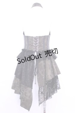 画像3: Qutie Frash / ホルターコルセットベスト  カーキ×カモフラージュ O-25-11-13-016-QU-JA-OW-OS