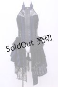 Qutie Frash / ホルターコルセットベスト  ネイビー×ブラック O-25-11-13-002-QU-JA-OW-OS